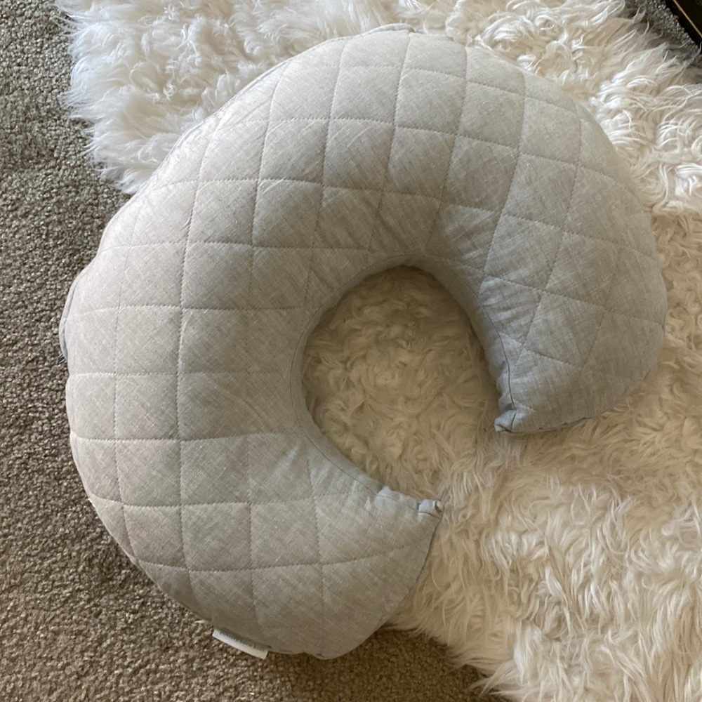 Boppy Nursing Pillow with Pottery Barn Cover